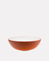 Earth-Red-Clay-White-Glaze-30cm-Bowl