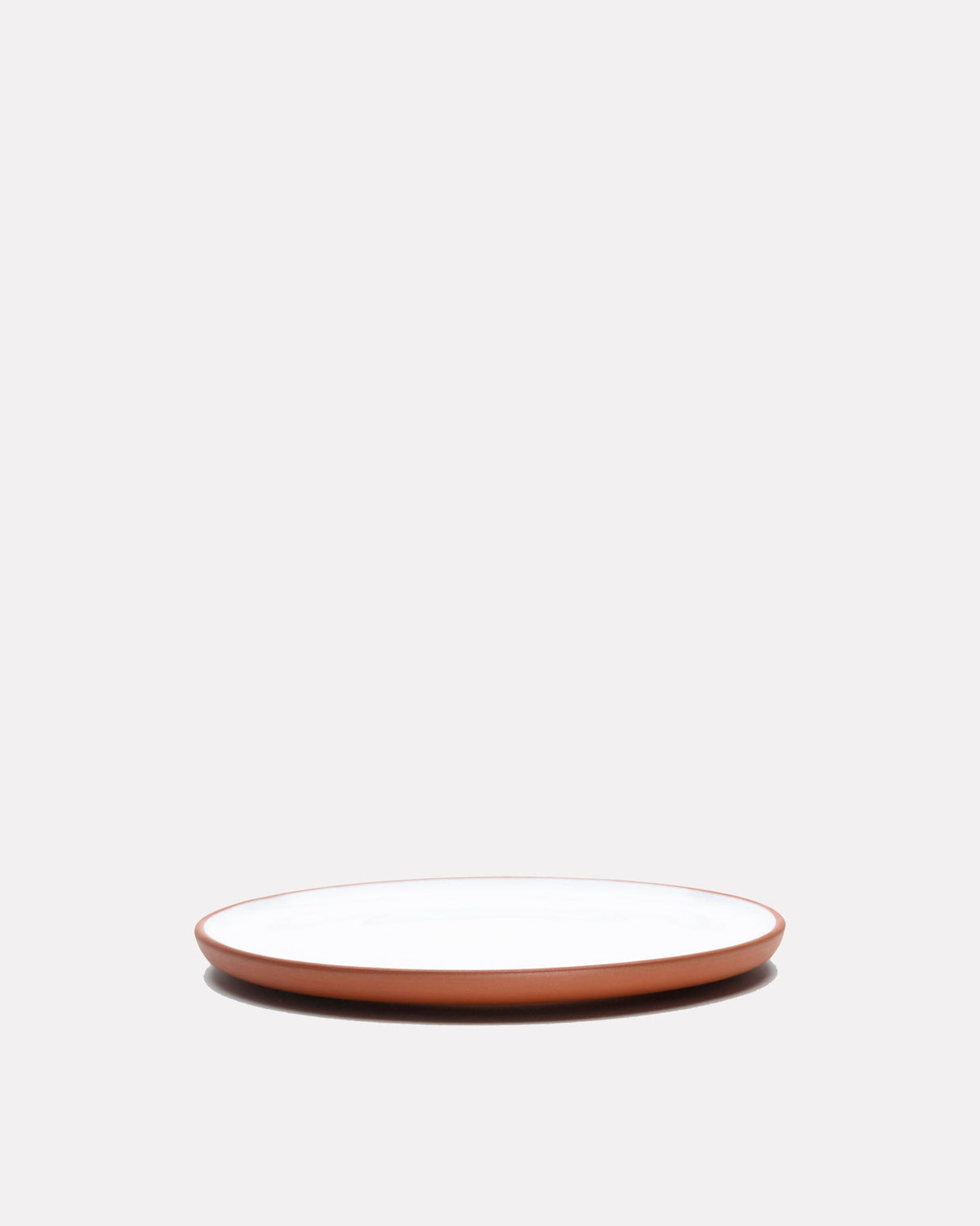 Earth-Red-Clay-White-Glaze-Medium-22cm-Plate