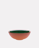 Earth-Red-Clay-Moss-Green-Glaze-19cm-Bowl