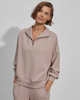 Taupe-Marl-Hawley-Half-Zip-Sweathshirt