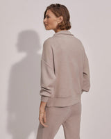 Taupe-Marl-Hawley-Half-Zip-Sweathshirt
