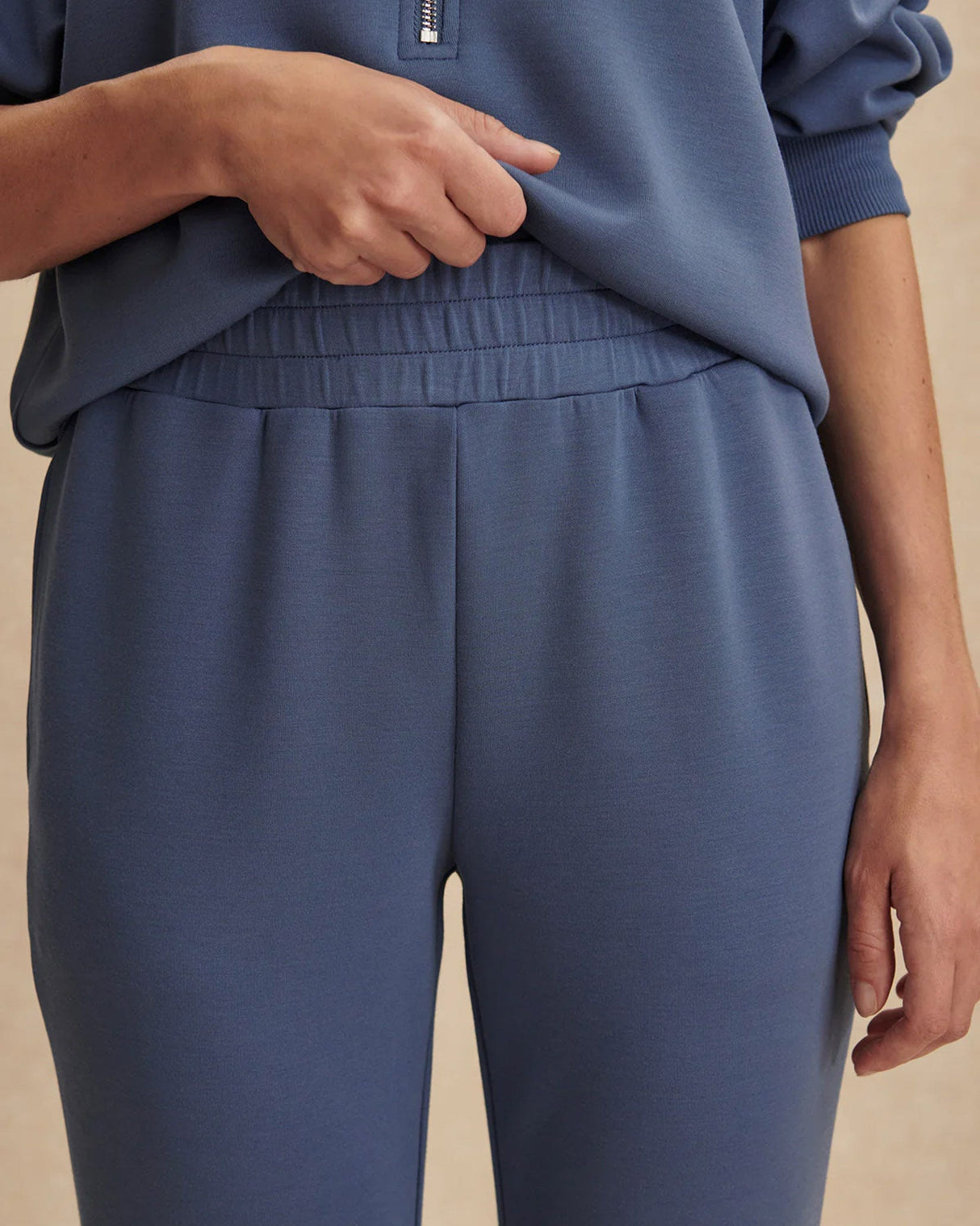 Bijou Blue Slim Cuff Joggers