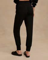 Black Slim Cuff Joggers