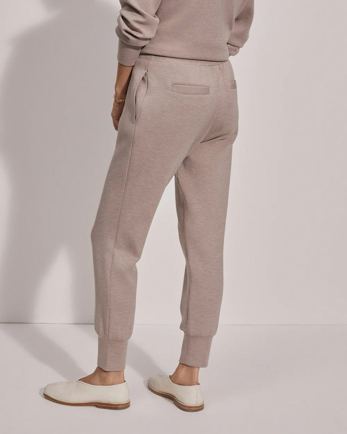 Taupe Marl Slim Cuff Joggers
