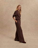 Coffee-Bean-Marl-Wide-Leg-Trousers