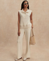 Pristine Wide Leg Trousers