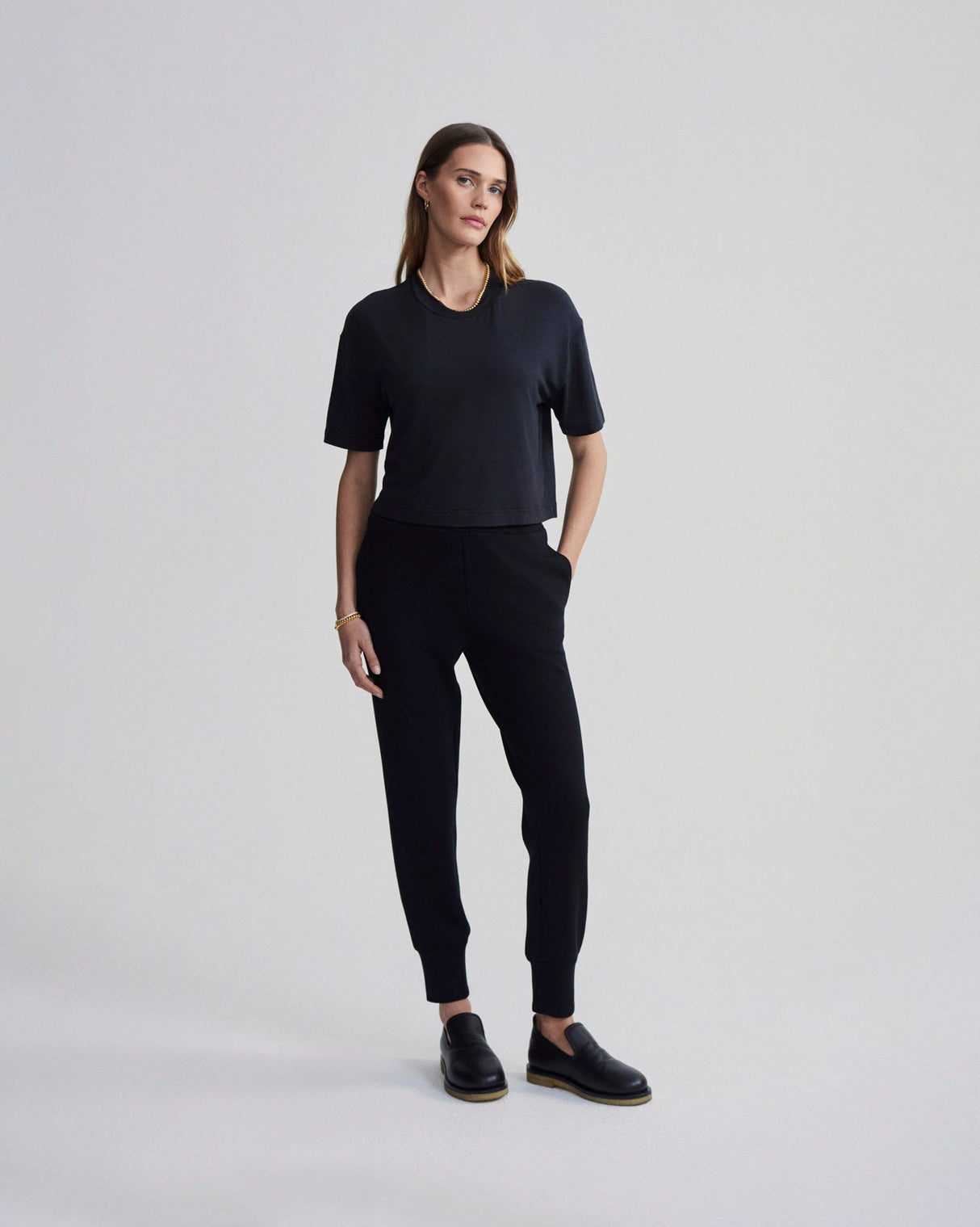 Black Venice Easy T-Shirt