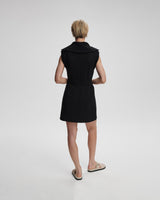 Black Rebecca Zip Through Dress