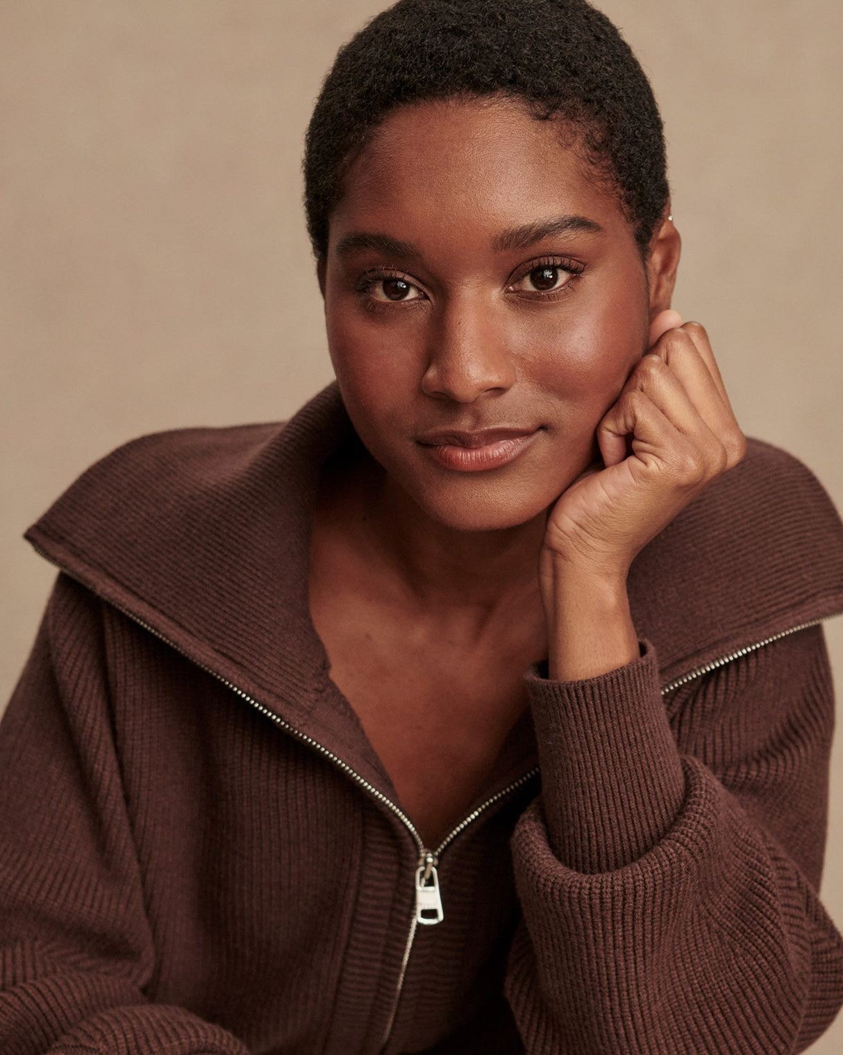 Coffee Bean Enrico Knit Jacket