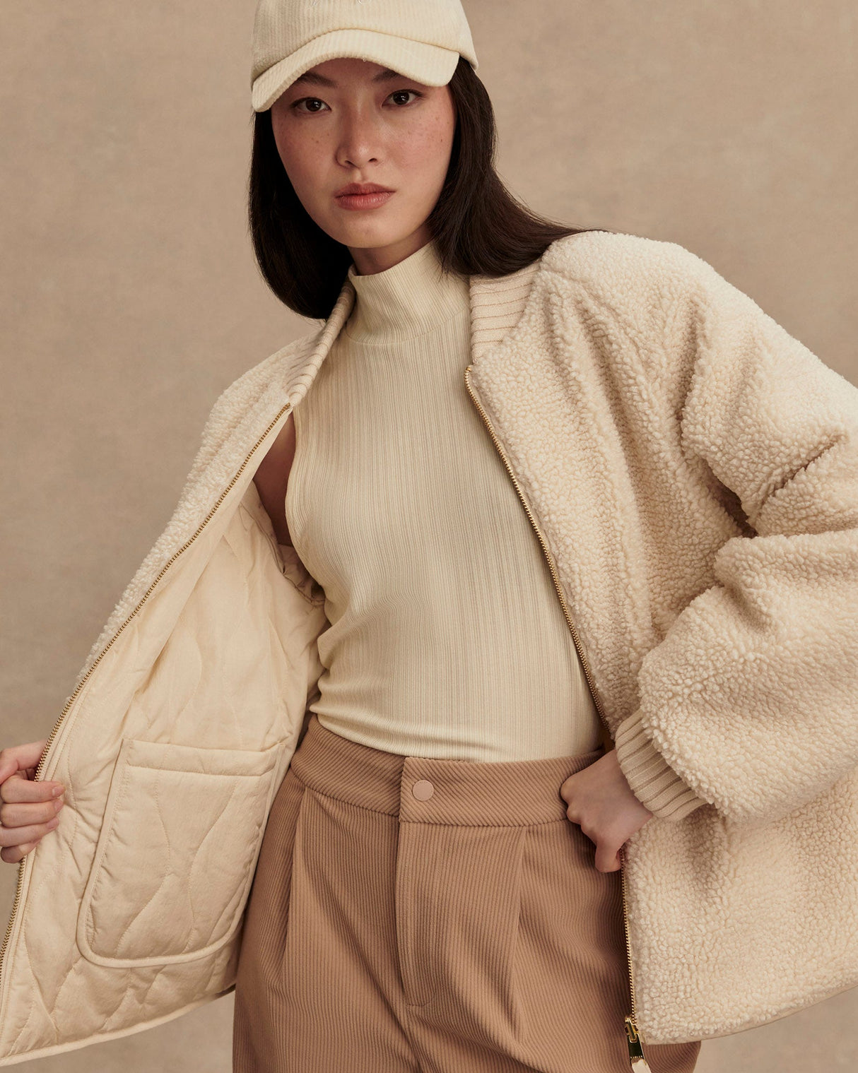 Sandshell Serina Reversible Quilted Jacket