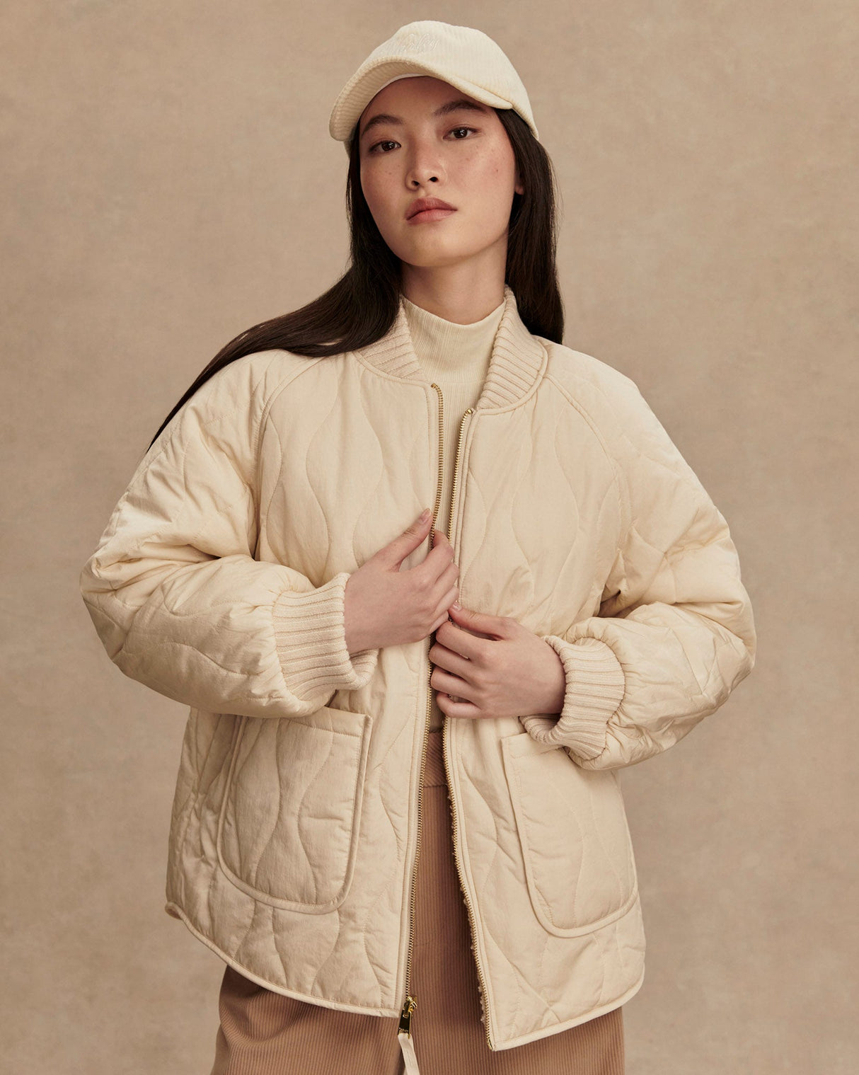 Sandshell Serina Reversible Quilted Jacket