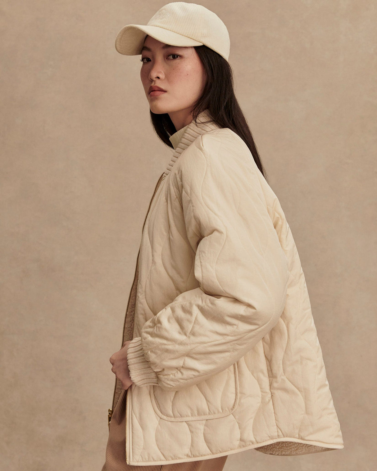 Sandshell Serina Reversible Quilted Jacket