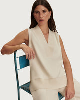 Pristine Frieda V-Neck Tank