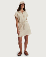 Pristine Avaya Half Zip Mini Dress