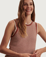 Maple Jenson Cotton Stitch Knit Tank Top