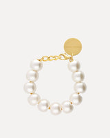 Pearl Acetate Bead Bracelet