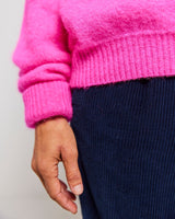 Fluorescent Rose Vitow Pullover