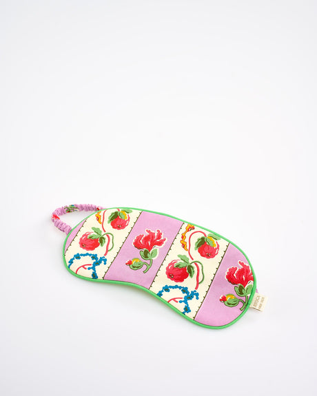Violet-Stripe-Cotton-Eye-Mask