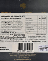 Chocolate Garden Orange Crisp Milk Chocolate Easter Egg