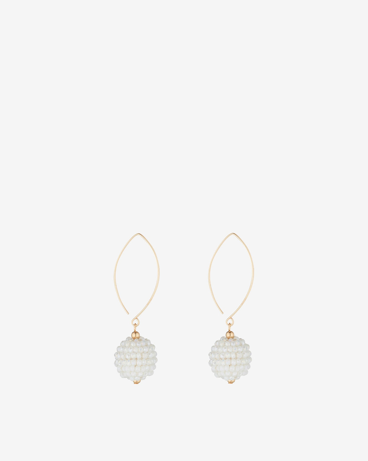 White-Crystal-Cluster-Gold-Filled-Open-Oval-Earrings