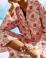 Floral Heart Cotton Pyjama Set