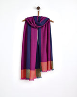 Fuchsia-Diamond-Divide-Worsted-Wool-Wrap
