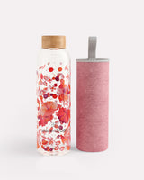 Waterdrop-Red-Glass-Bottle