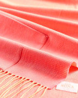 Neon Orange Weaver's Embrace Merino Pocket Wrap