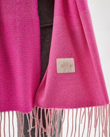 Neon Pink Weaver's Embrace Merino Pocket Wrap