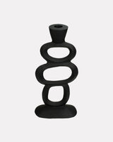 Matte-Black-Organic-Aluminium-Candle-Holder