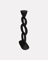 Matte-Black-Organic-Aluminium-Candle-Holder