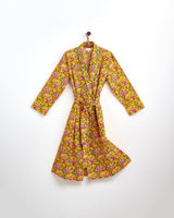 Yellow-Bloom-Cotton-Dressing-Gown