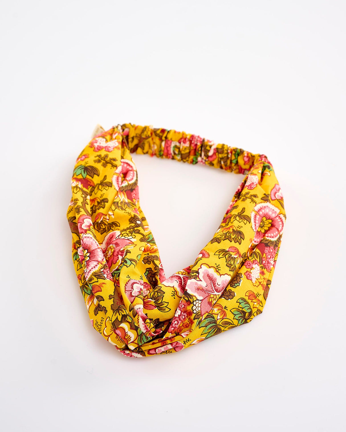 Yellow-Bloom-Cotton-Hair-Band