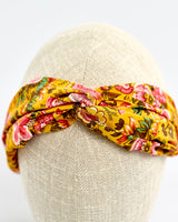 Yellow Bloom Cotton Hair Band